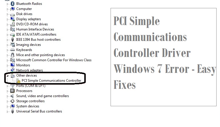 pci simple communications controller driver 7 download